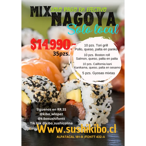 NAGOYA MIX — Kibo Sushi